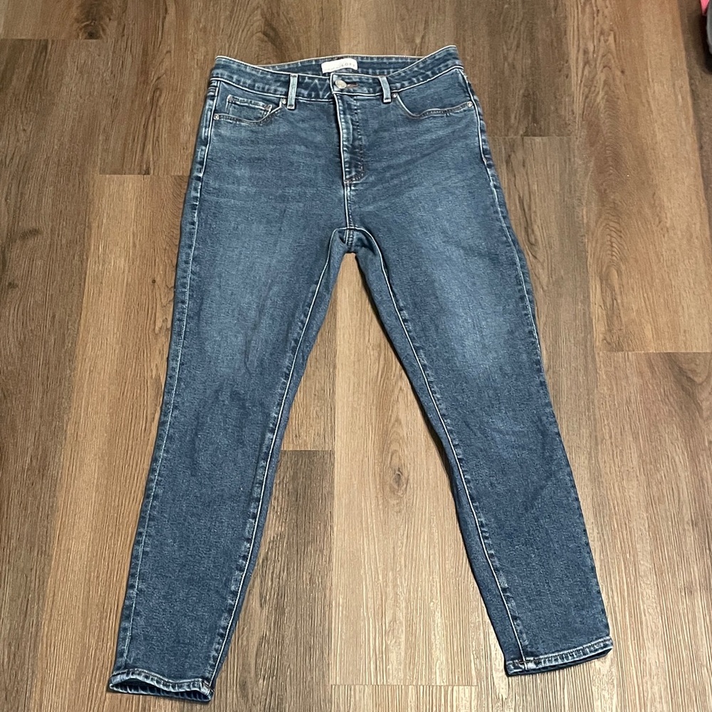 Loft curvy high waist skynny ankle, size 28/6